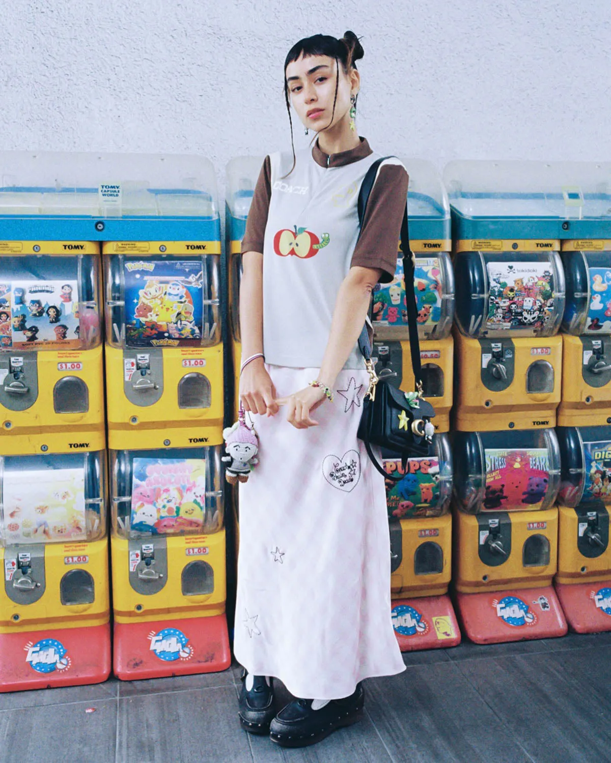 Brain Dead x Coach Embroidered Slip Skirt - Light Pink sold by Brain Dead product image thumbnail 2