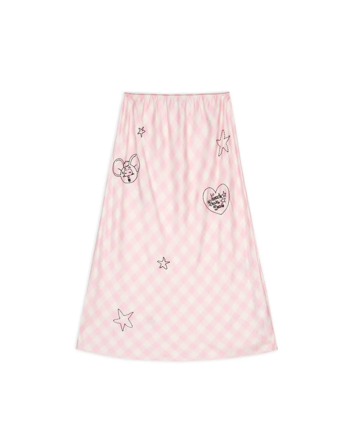 Brain Dead x Coach Embroidered Slip Skirt - Light Pink sold by Brain Dead