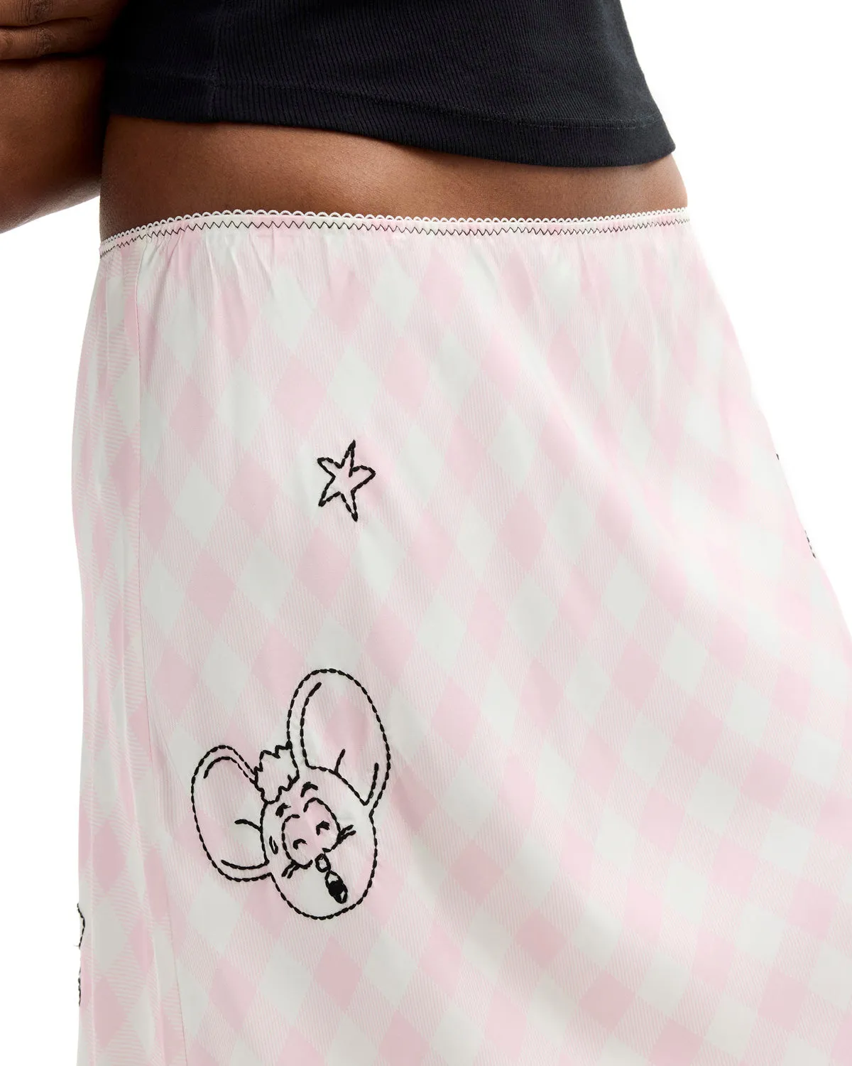 Brain Dead x Coach Embroidered Slip Skirt - Light Pink sold by Brain Dead product image thumbnail 4
