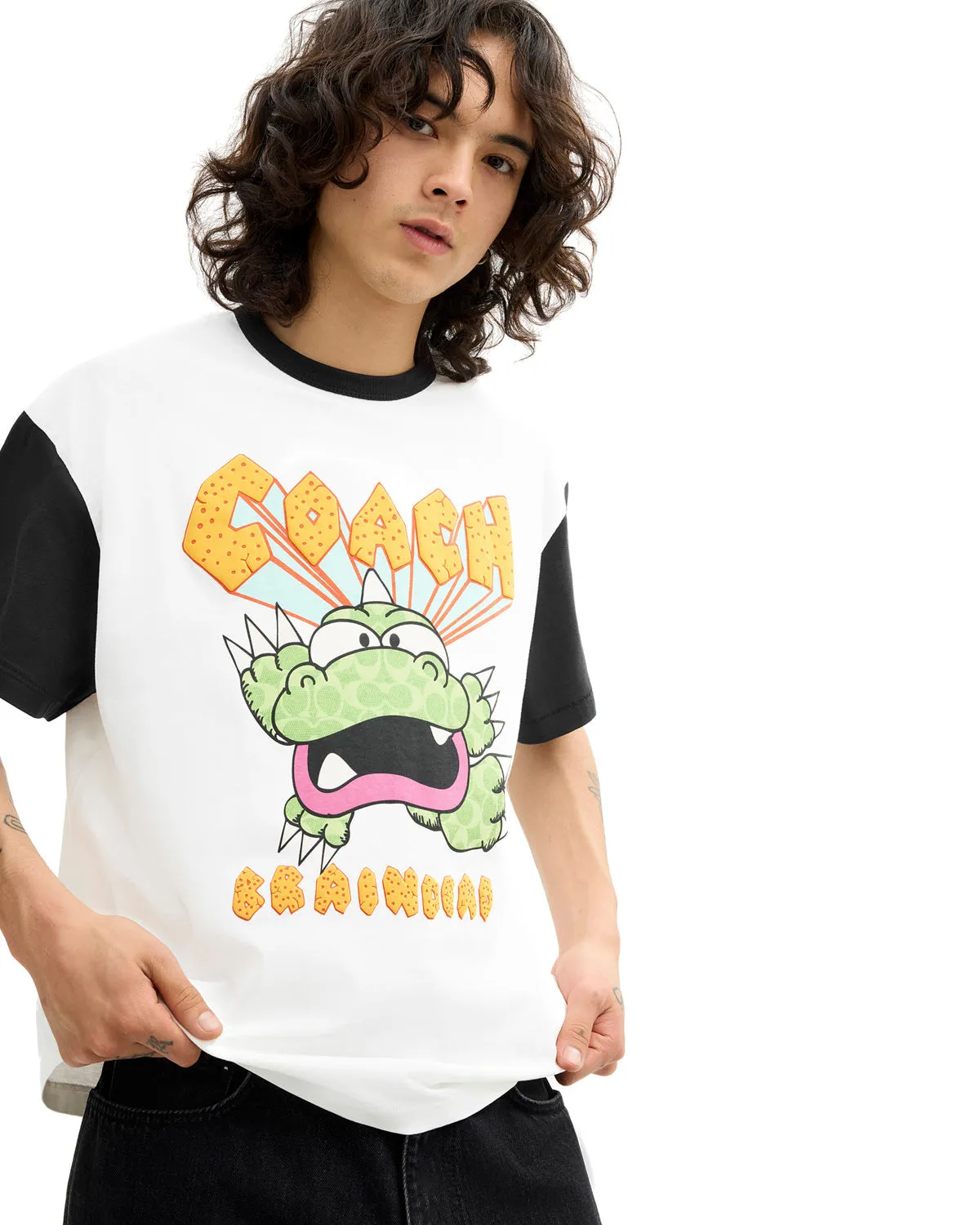 Brain Dead x Coach Zilly Monster T-Shirt - White Multi sold by Brain Dead product image thumbnail 2