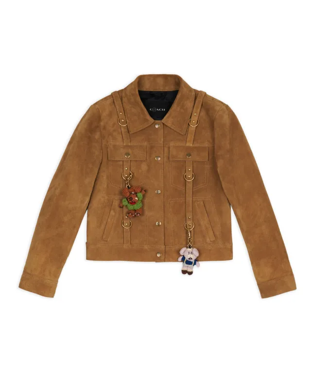 Brain Dead x Coach Suede Strap Jacket - Tan made by Brain Dead