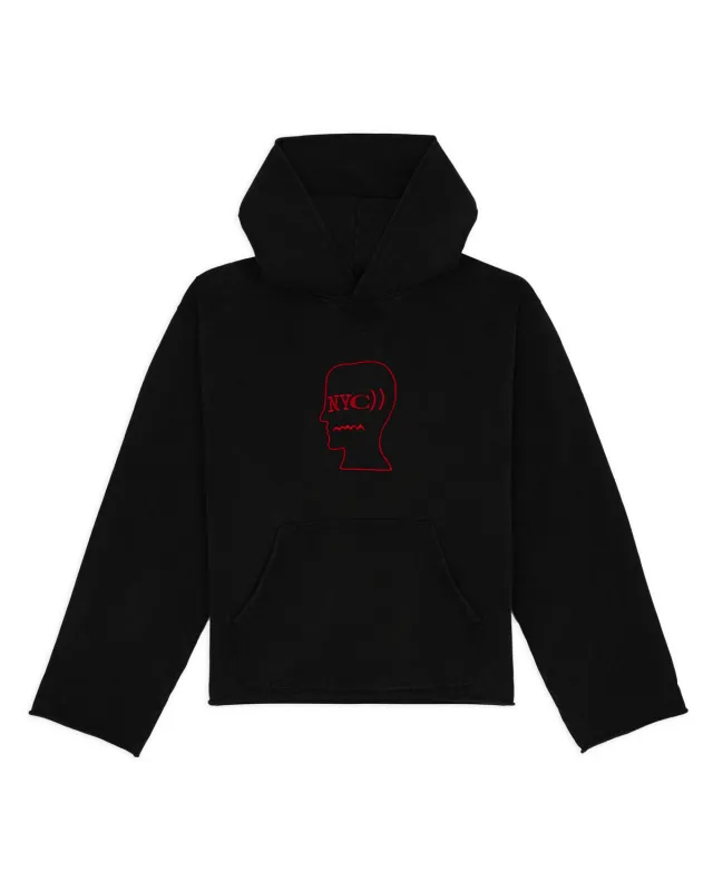 Brain Dead x Coach Graphic Hoodie - Black made by Brain Dead