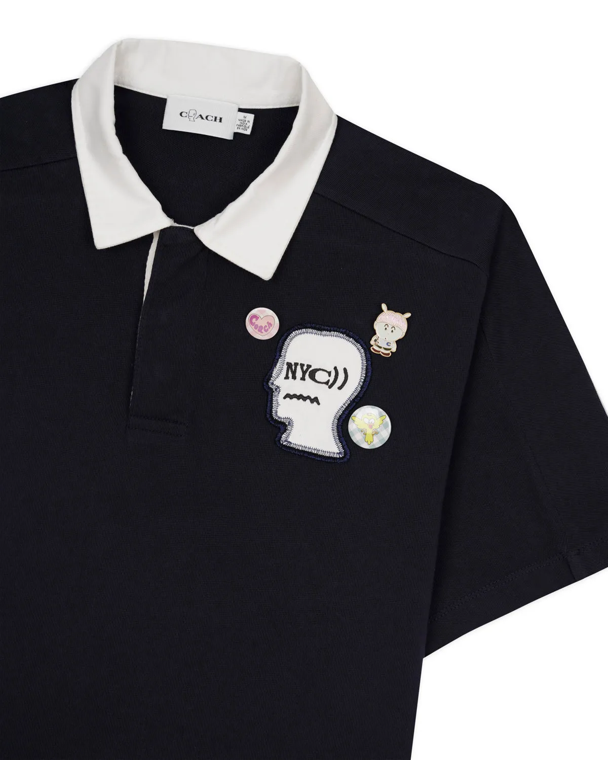 Brain Dead x Coach Rugby Polo - Navy sold by Brain Dead product image thumbnail 3
