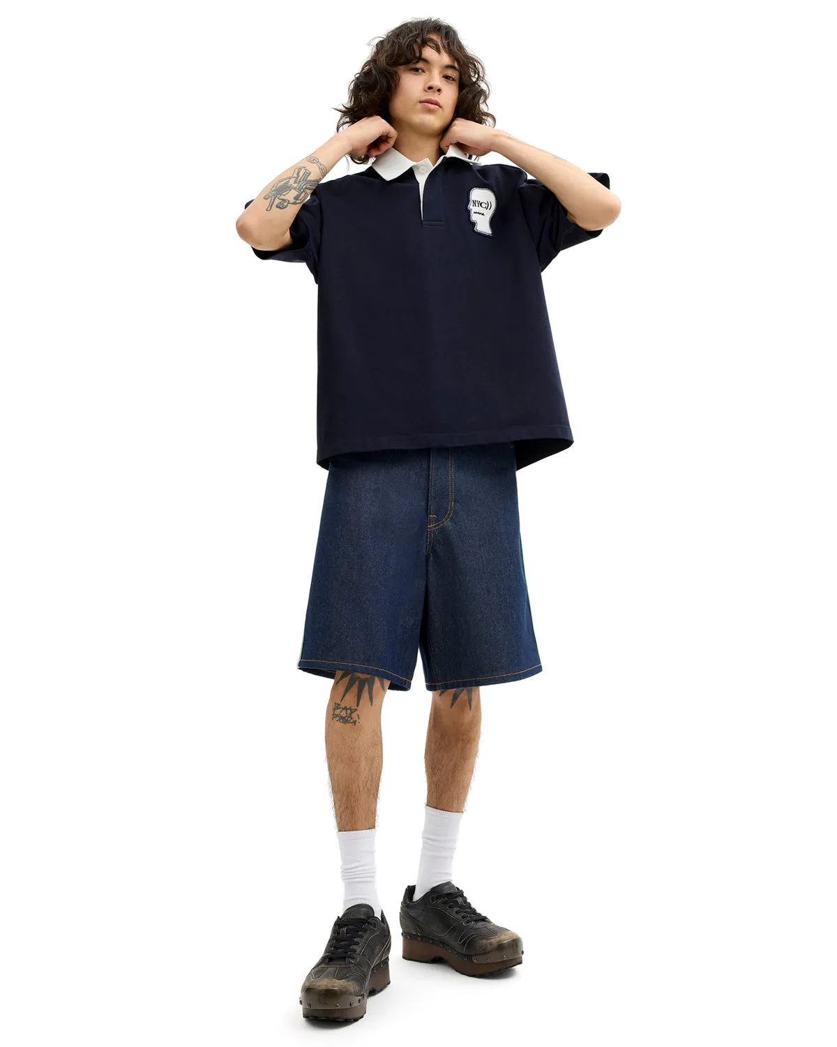Brain Dead x Coach Rugby Polo - Navy sold by Brain Dead product image thumbnail 4