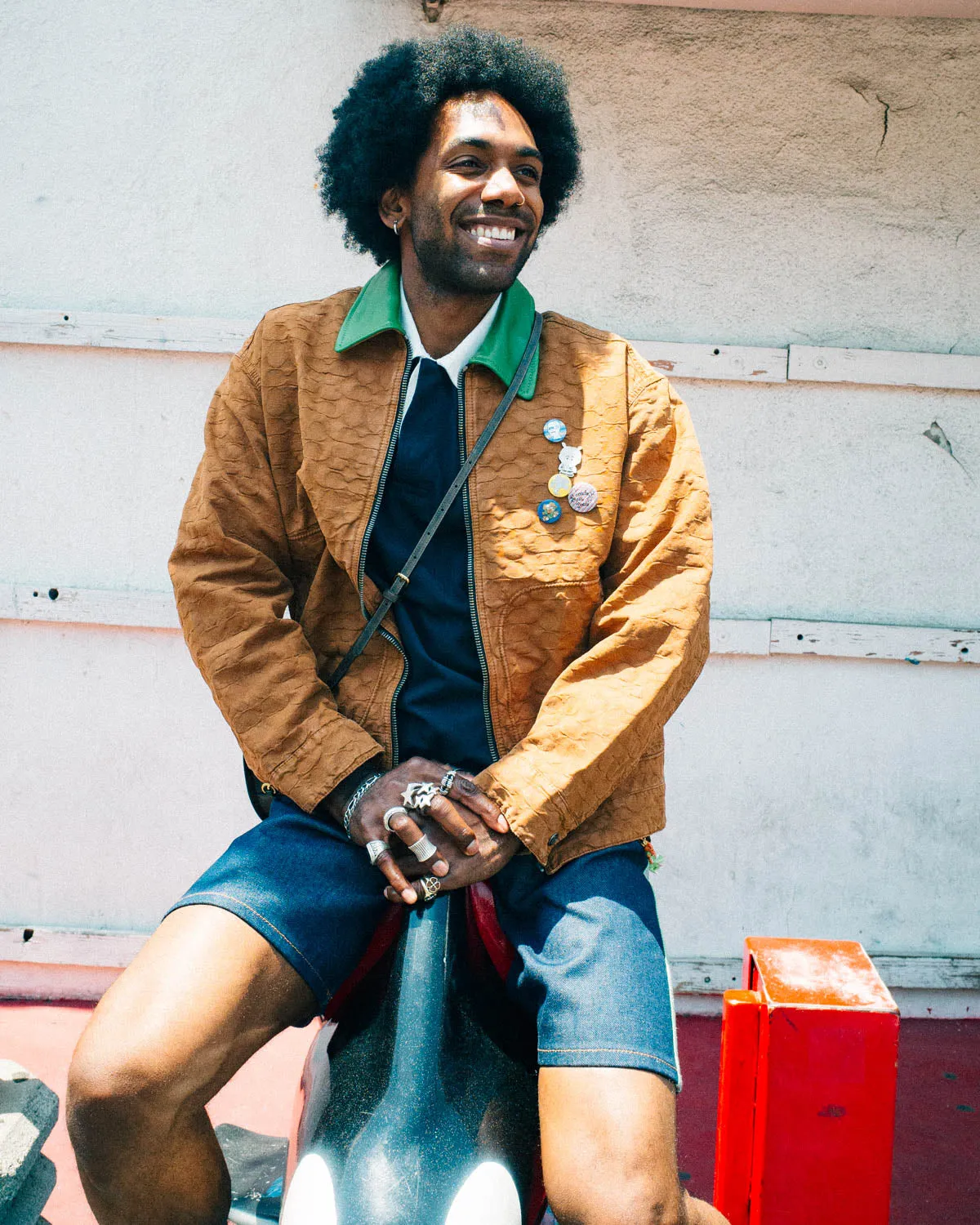 Brain Dead x Coach Zip Front Blouson - Brown sold by Brain Dead product image thumbnail 2