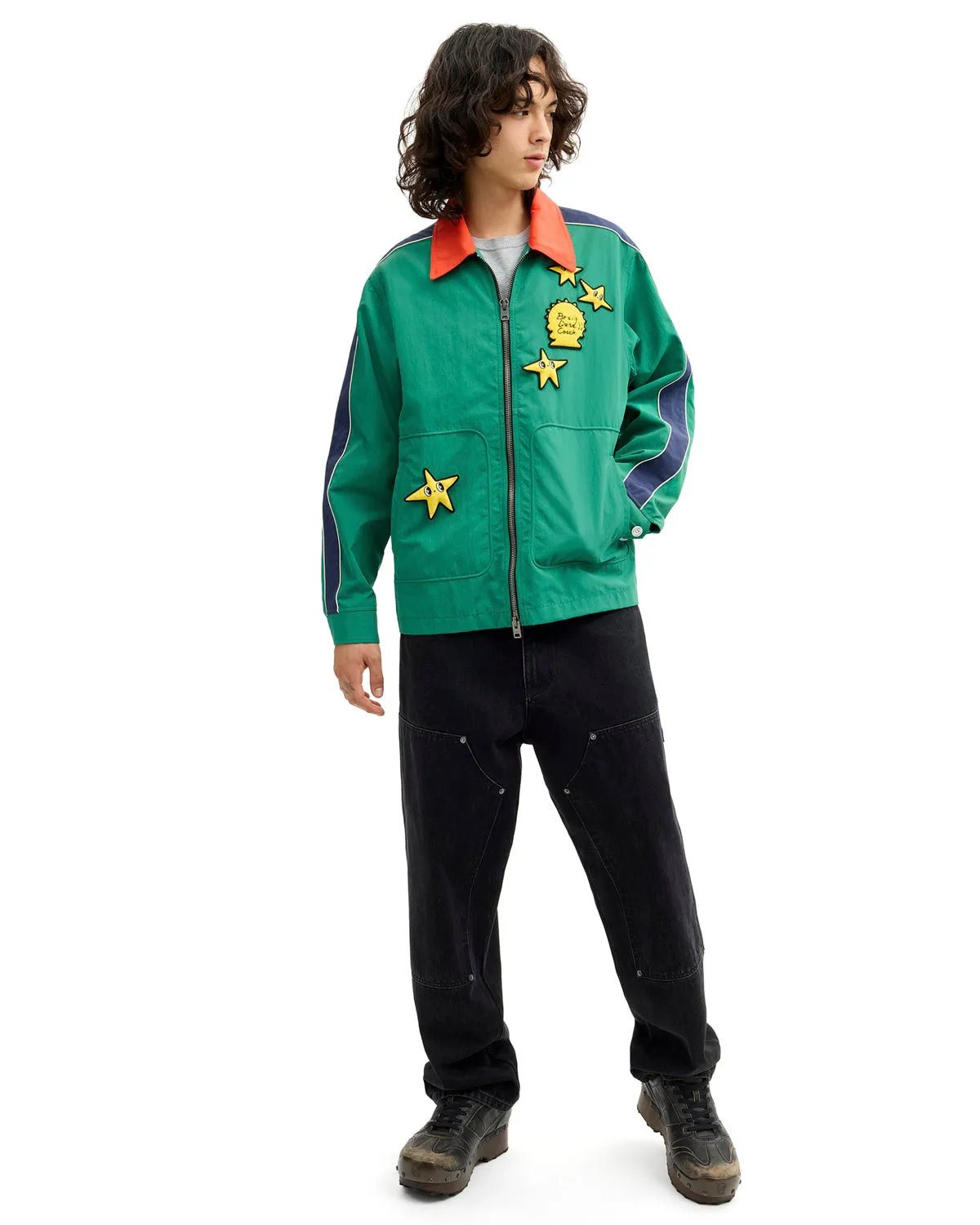 Brain Dead x Coach Nylon Racer Jacket - Green sold by Brain Dead product image thumbnail 4