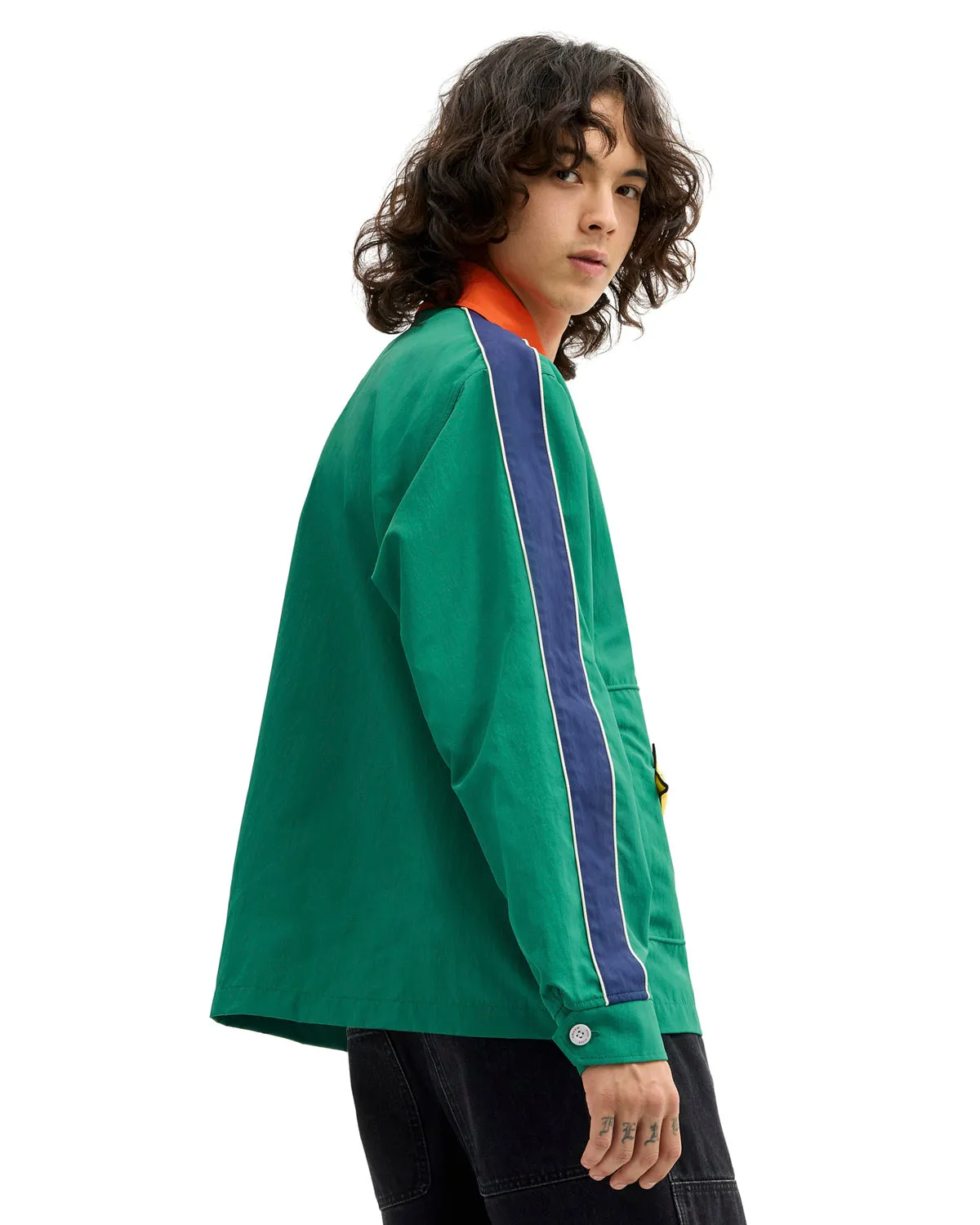 Brain Dead x Coach Nylon Racer Jacket - Green sold by Brain Dead product image thumbnail 3