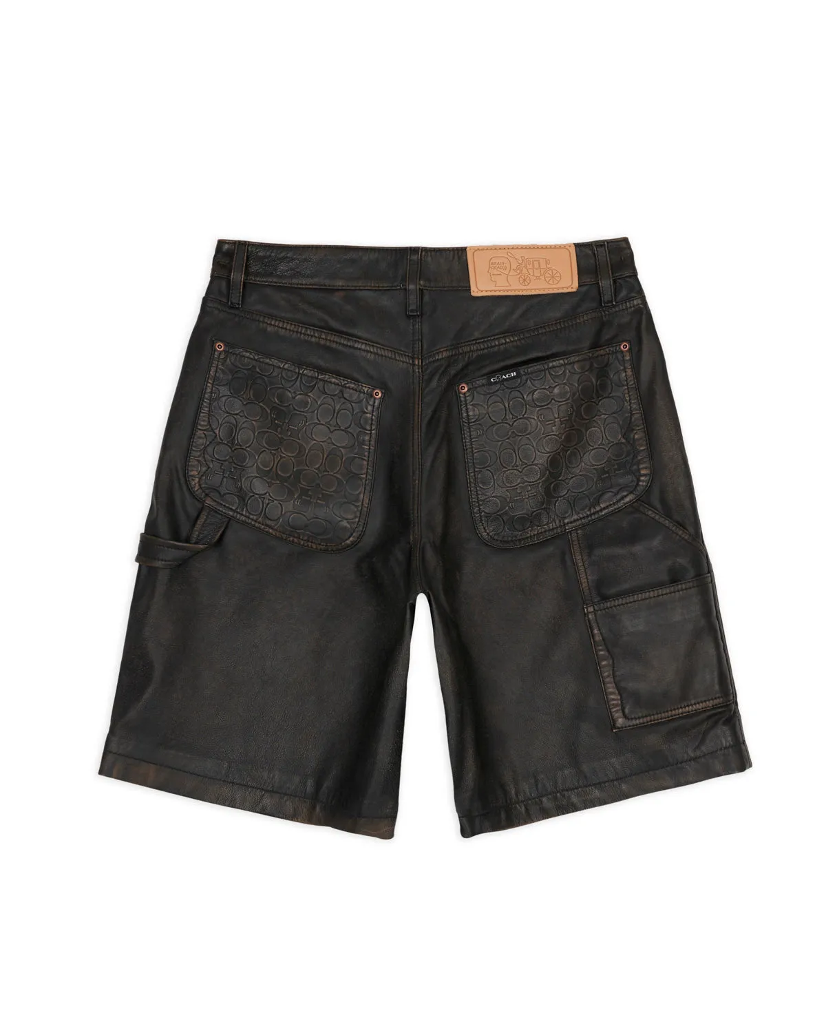 Brain Dead x Coach Leather Shorts - Black sold by Brain Dead product image thumbnail 3