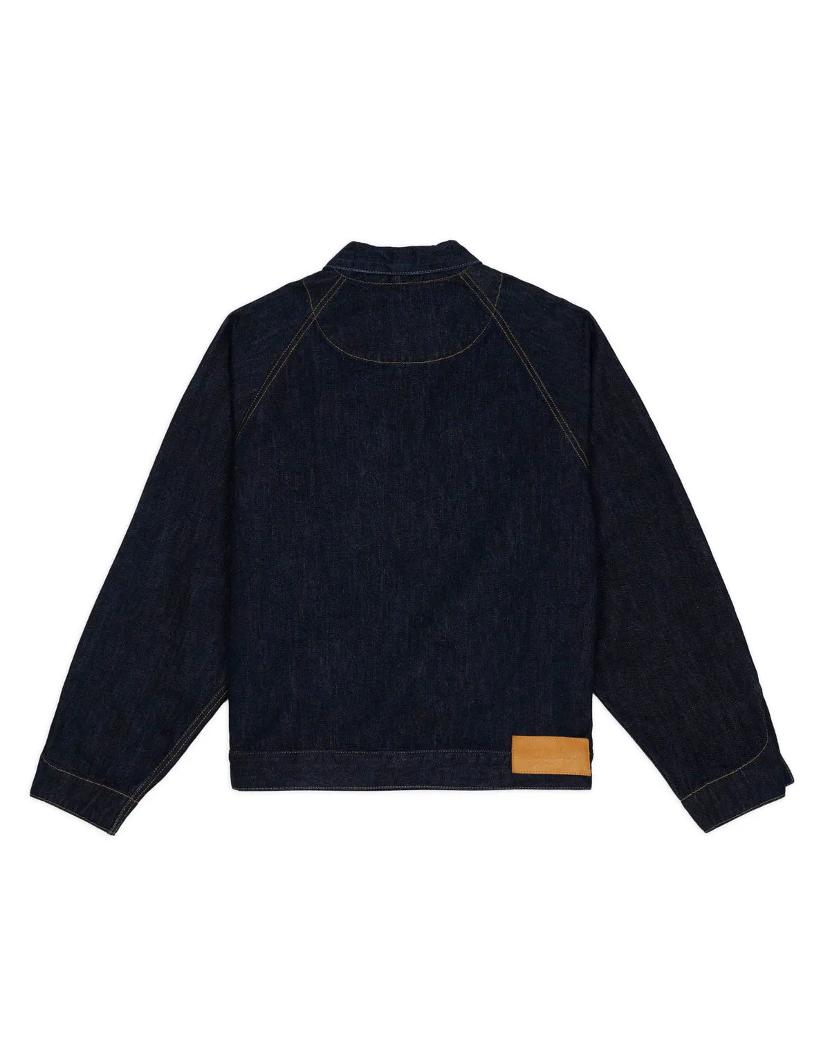 Denim Cropped Engineer Jacket - Washed Indigo sold by Brain Dead product image thumbnail 5