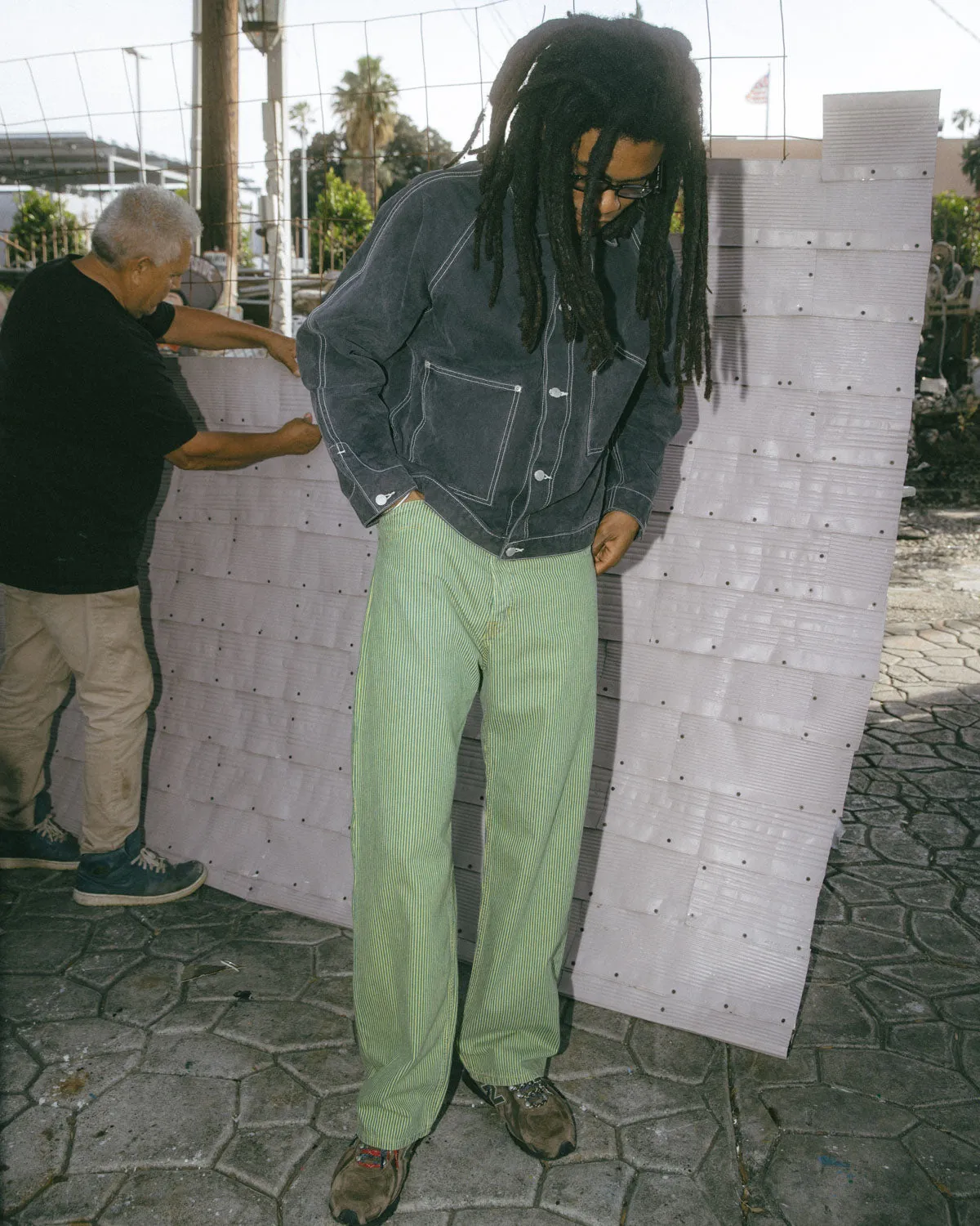 Type 00 Hickory Stripe Denim Pant - Green sold by Brain Dead product image thumbnail 2