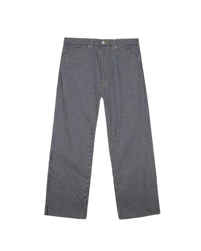 Type 00 Hickory Stripe Denim Pant - Navy made by Brain Dead