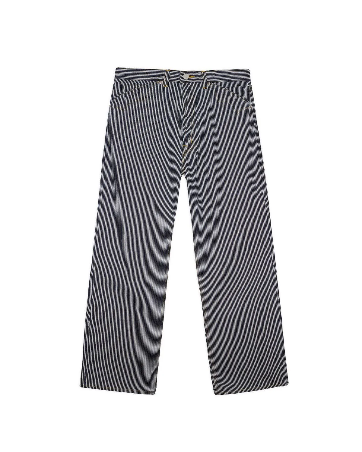 Type 00 Hickory Stripe Denim Pant - Navy sold by Brain Dead