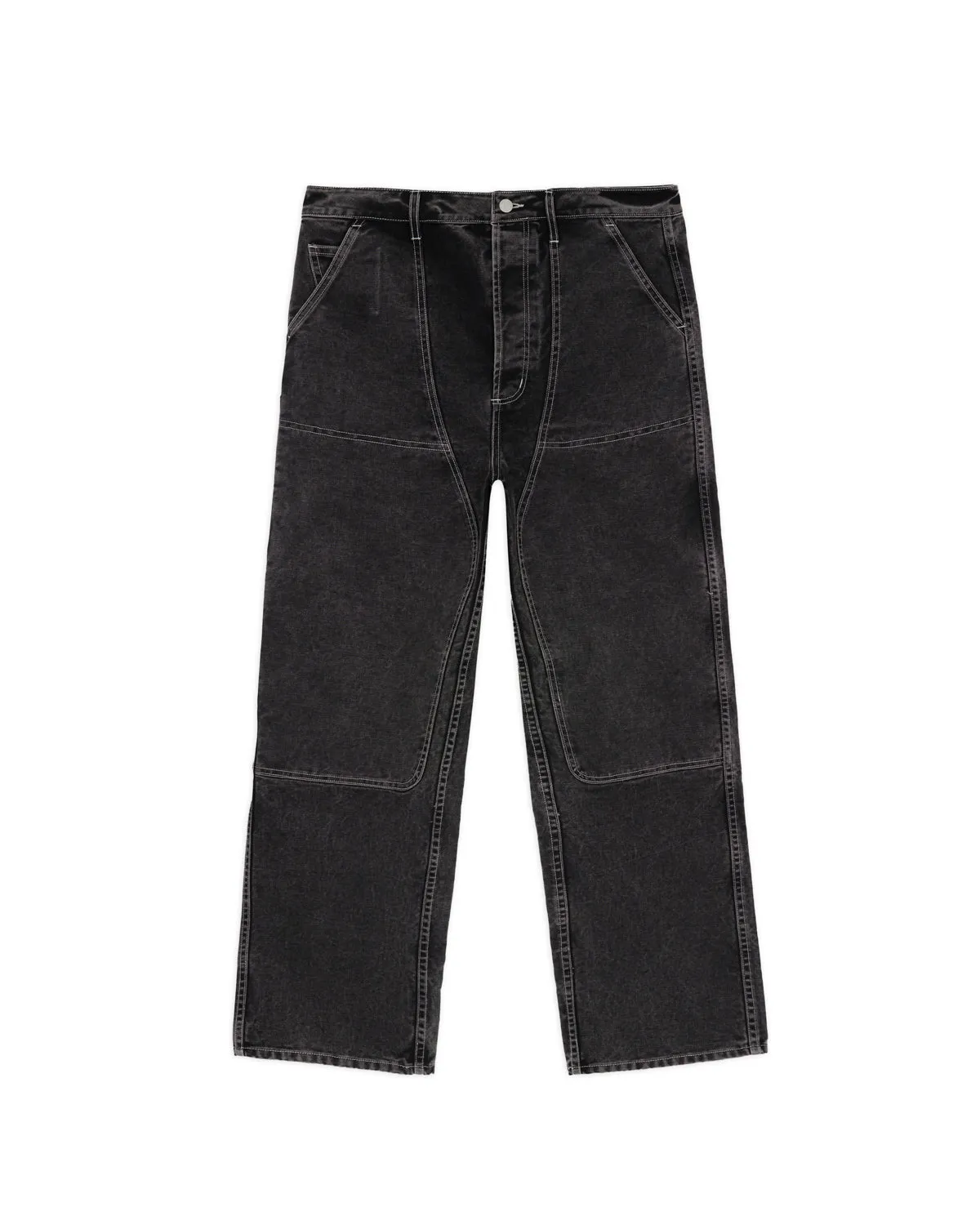Type 02 Canvas Pant - Washed Black sold by Brain Dead