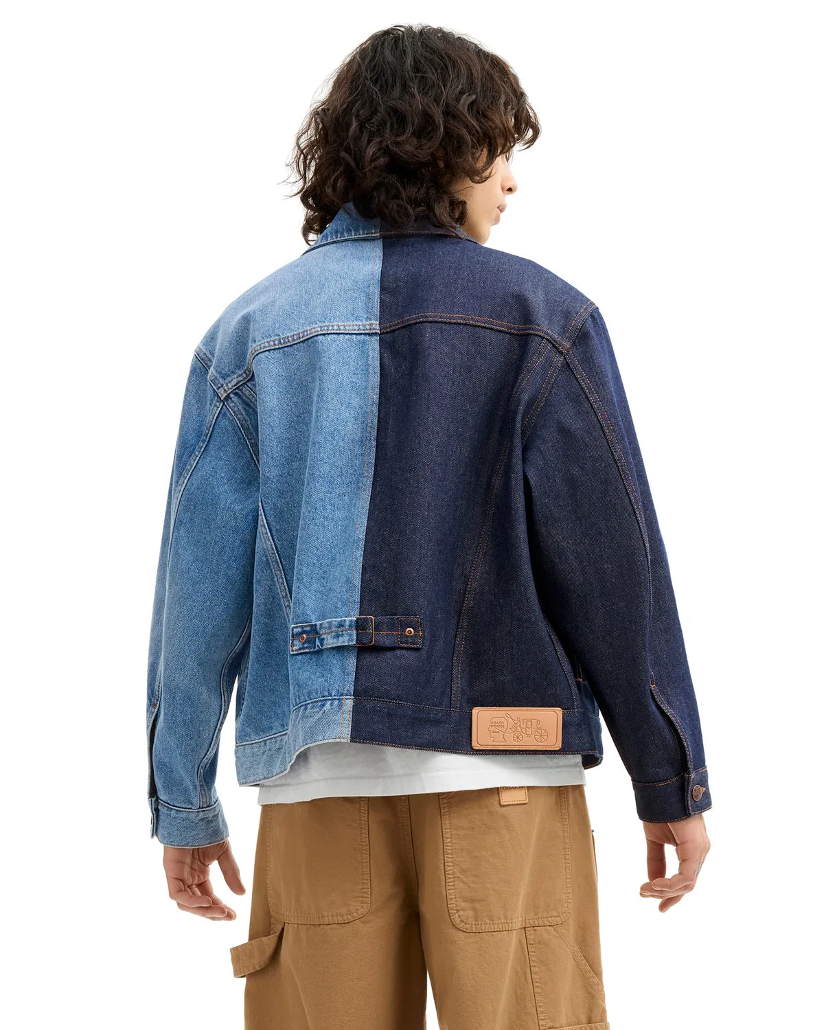 Brain Dead x Coach Split Denim Jacket - Blue Multi sold by Brain Dead product image thumbnail 4