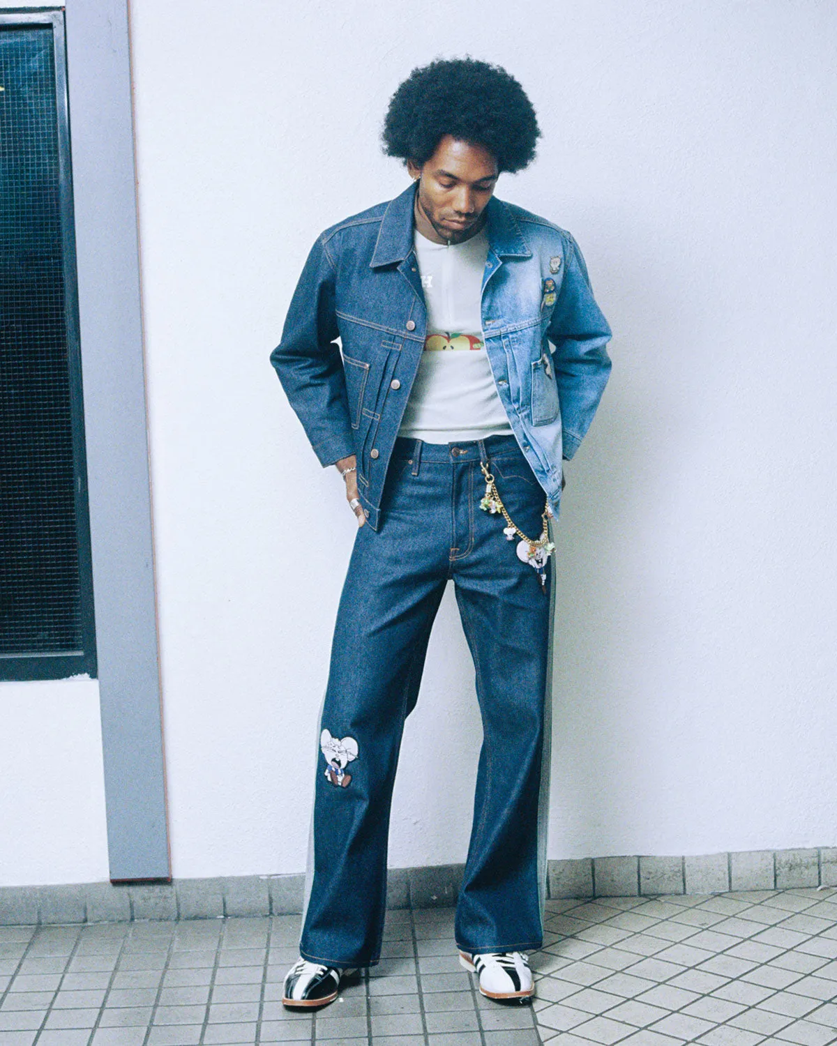 Brain Dead x Coach Kachi Mouse Retro Jean - Dark Blue sold by Brain Dead product image thumbnail 2