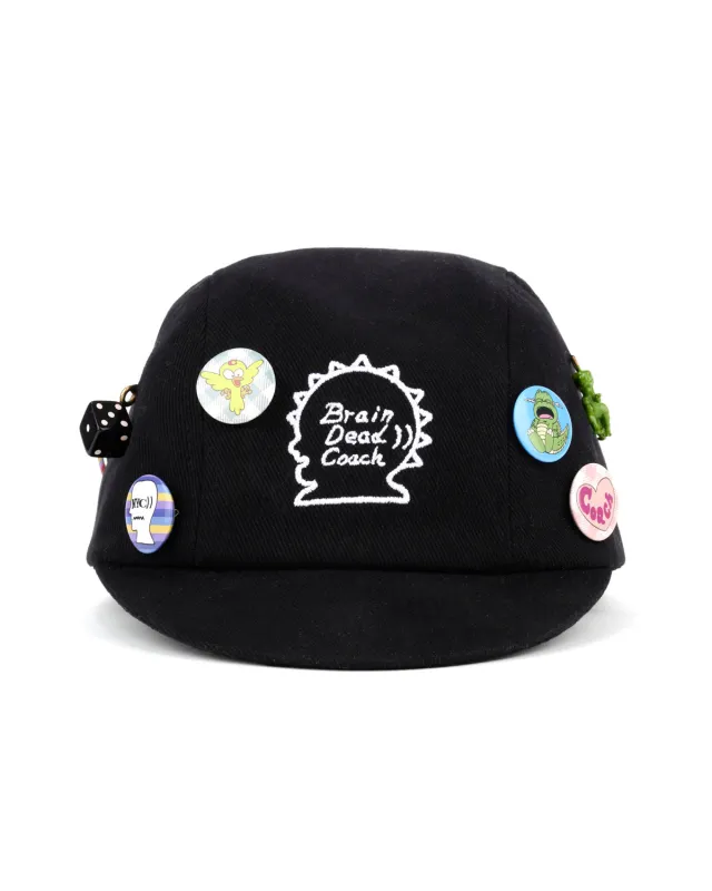 Brain Dead x Coach Biker Pin Hat - Black Multi made by Brain Dead