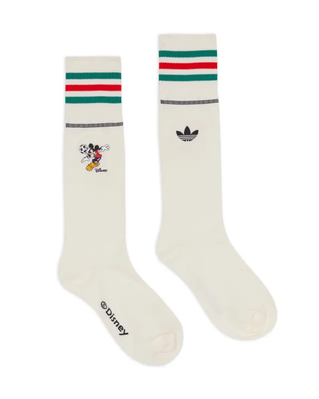 Brain Dead x Disney x Adidas Mickey Soccer Socks - White made by Brain Dead