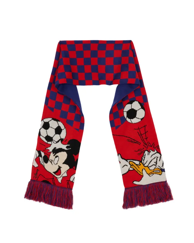 Brain Dead x Disney x Adidas Mickey and Friends Scarf - Red made by Brain Dead
