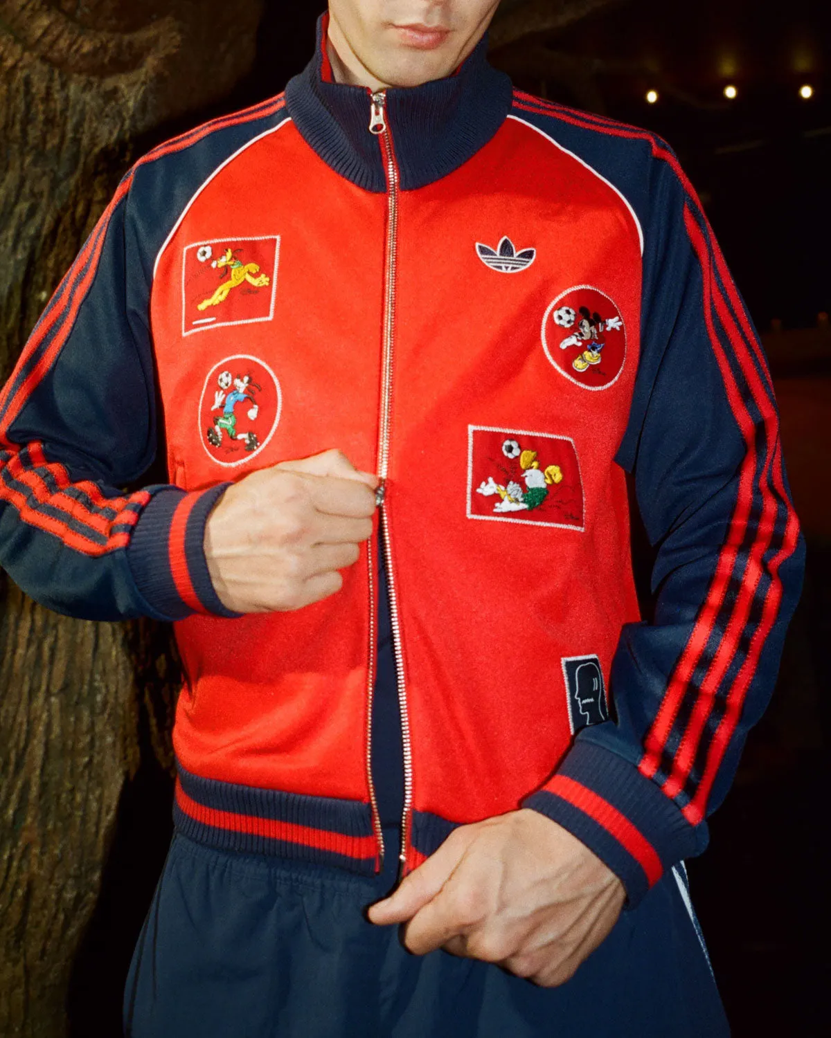 Brain Dead x Disney x Adidas Mickey and Friends Track Jacket - Red sold by Brain Dead product image thumbnail 2