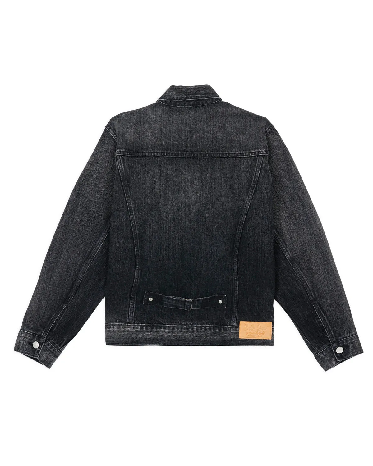 13.2oz Selvedge Denim Trucker Jacket - Washed Black sold by Brain Dead product image thumbnail 3