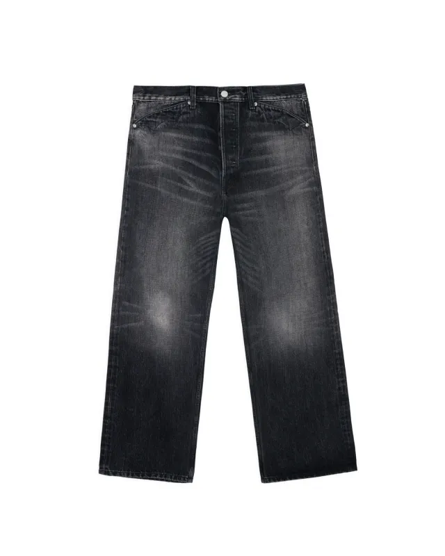 13.2oz Type 00 Selvedge Denim Pant - Washed Black made by Brain Dead