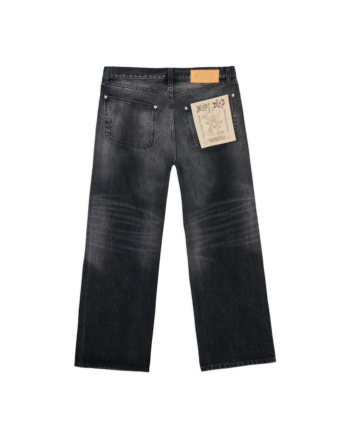 13.2oz Type 00 Selvedge Denim Pant - Washed Black sold by Brain Dead product image thumbnail 3