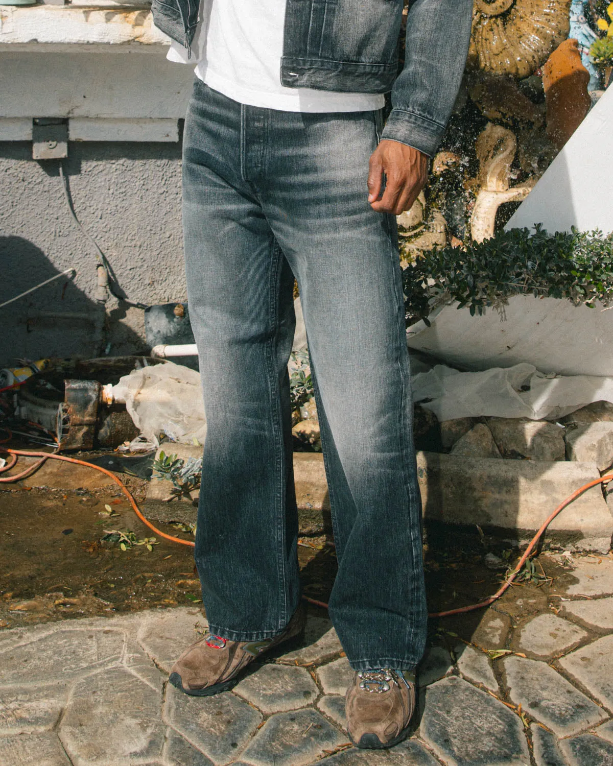 13.2oz Type 00 Selvedge Denim Pant - Washed Black sold by Brain Dead product image thumbnail 2
