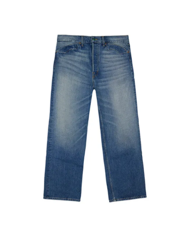 Type 00 14.1oz Selvedge Denim Pant - Washed Indigo made by Brain Dead