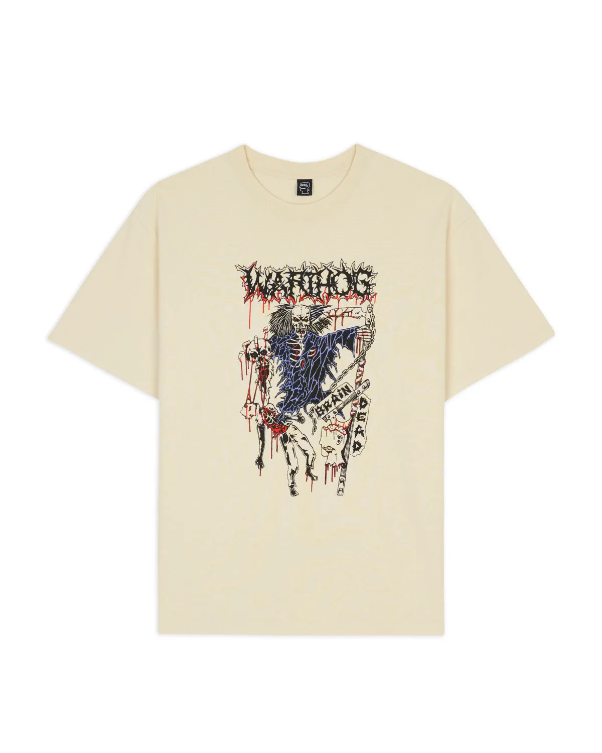Brain Dead x Warthog T-shirt - Natural sold by Brain Dead