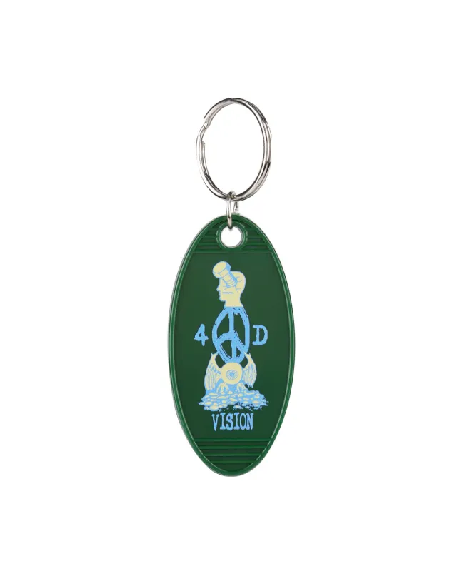 4D Vision Keychain - Green made by Brain Dead