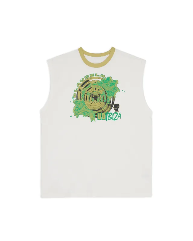 Brain Dead x UD Ibiza Tank Top - White made by Brain Dead