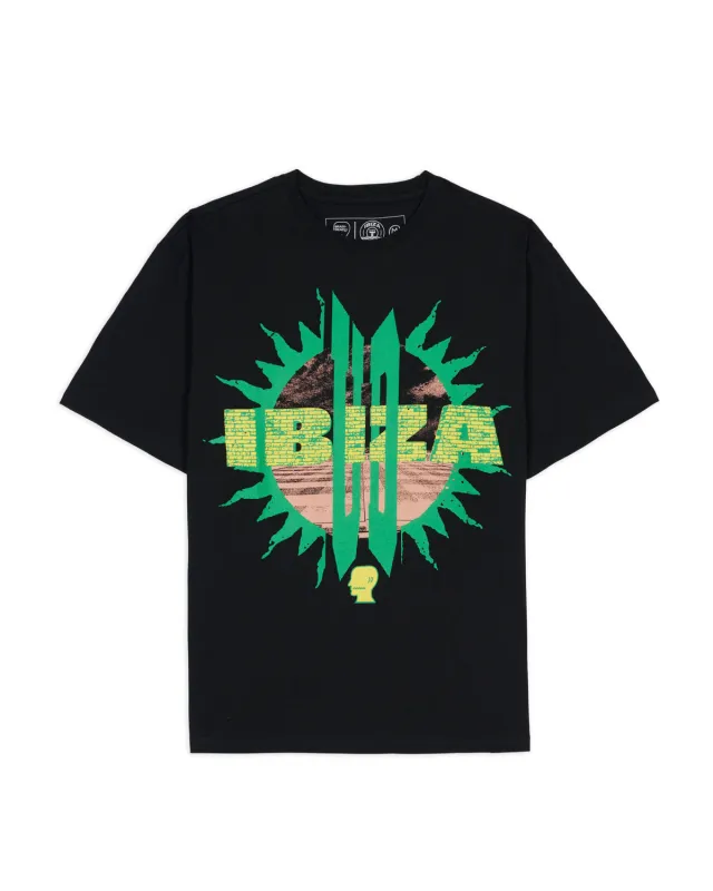Brain Dead x UD Ibiza Sun T-Shirt - Black made by Brain Dead