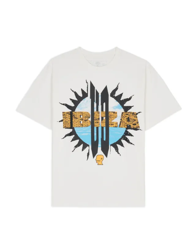 Brain Dead x UD Ibiza Sun T-Shirt - White made by Brain Dead