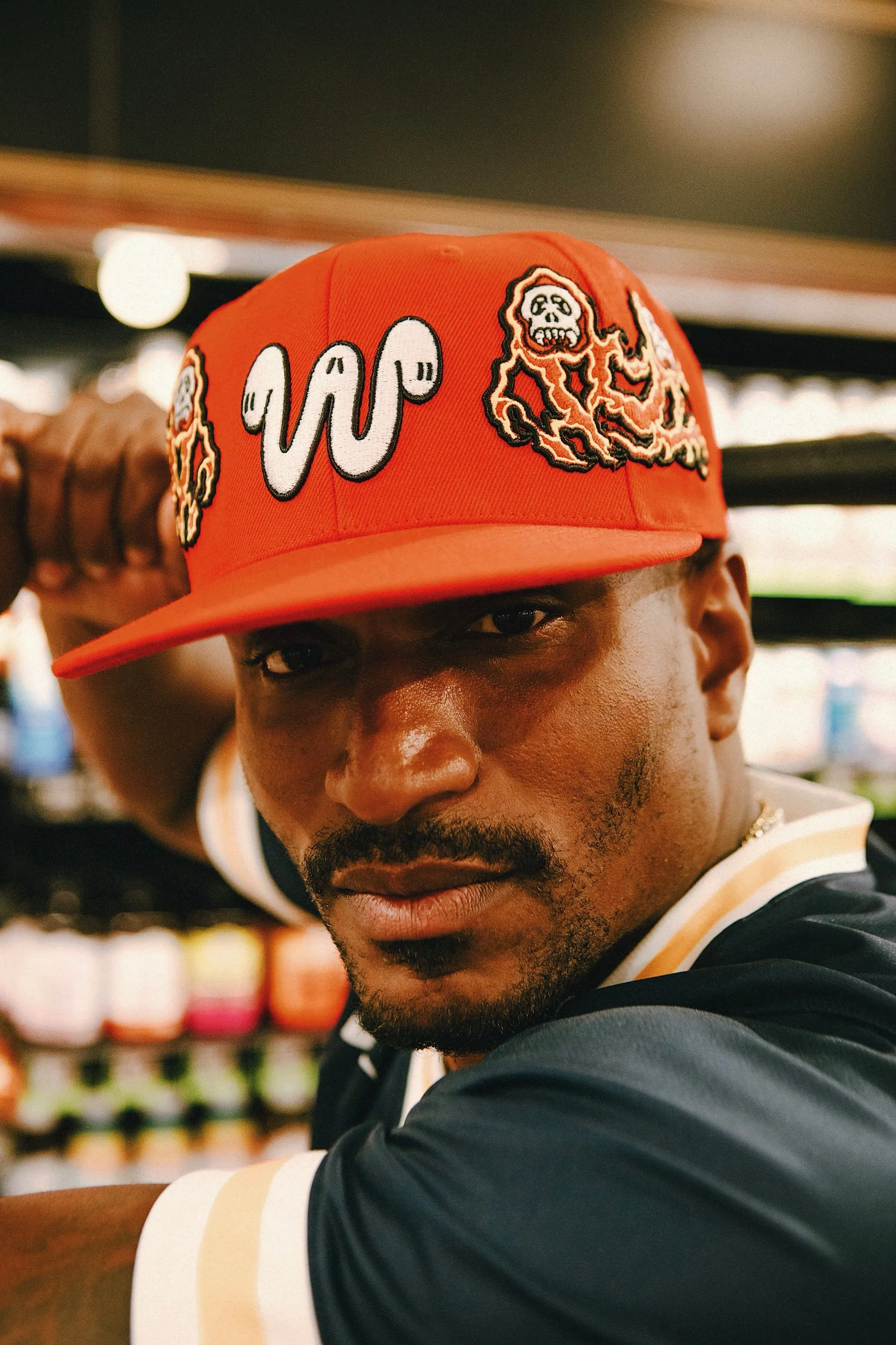 TWIN REAPER HAT sold by WNTD APPAREL product image thumbnail 3