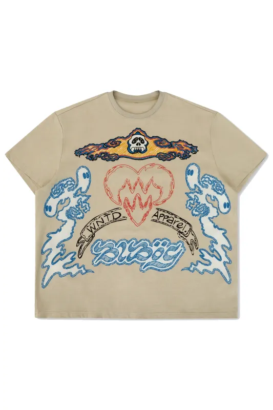 BLU BOY SKETCH TEE sold by WNTD APPAREL