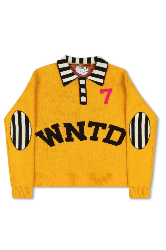 WNTD RUGBY KNIT POLO sold by WNTD APPAREL