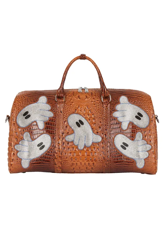 ALLIGATOR GHOST GEM DUFFLE BAG sold by WNTD APPAREL