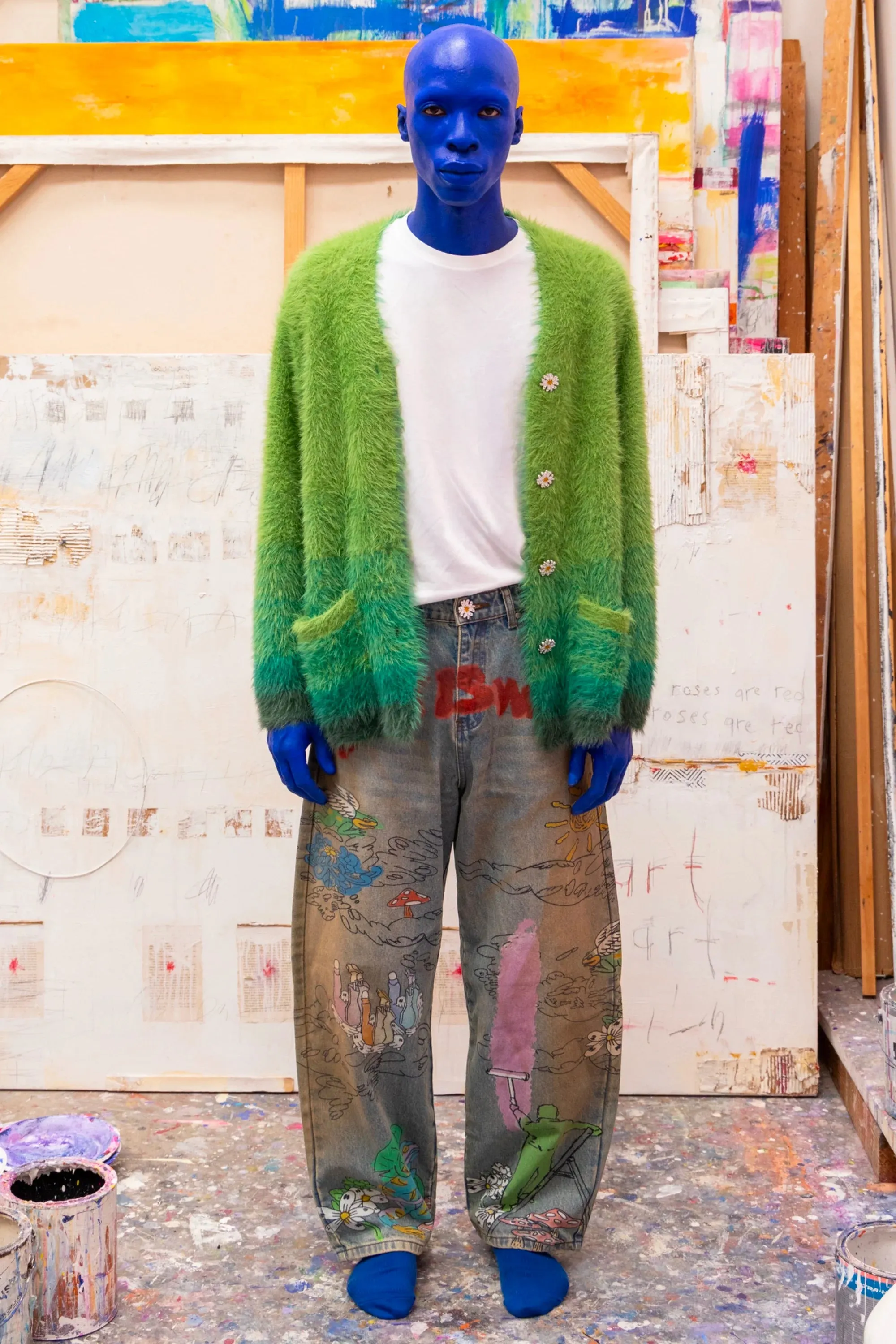 MOHAIR CARDIGAN sold by WNTD APPAREL product image thumbnail 3