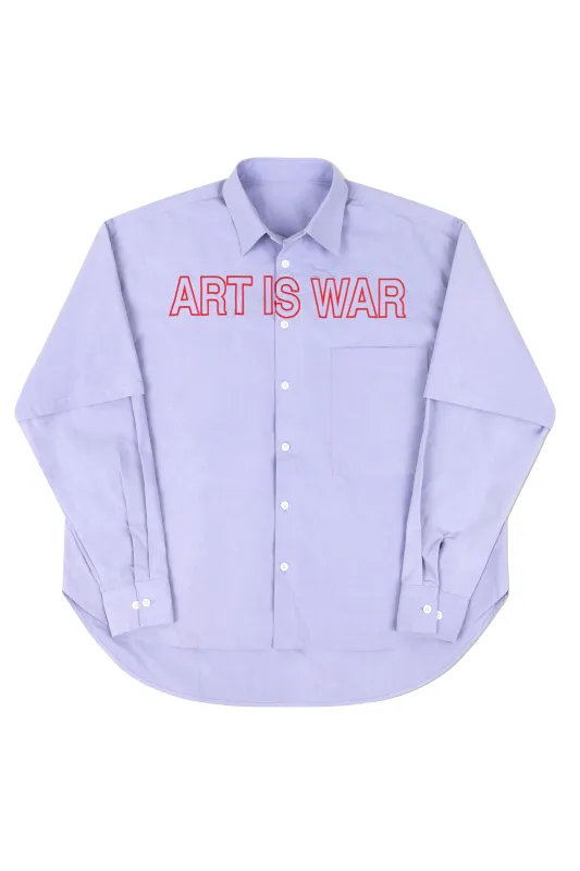 ART IS WAR DRESS SHIRT sold by WNTD APPAREL