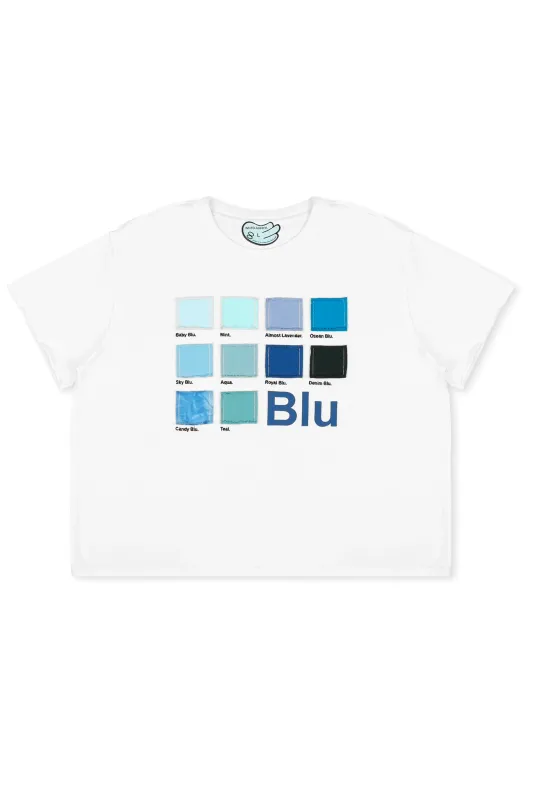 BLU COLOR PALLETE TEE sold by WNTD APPAREL