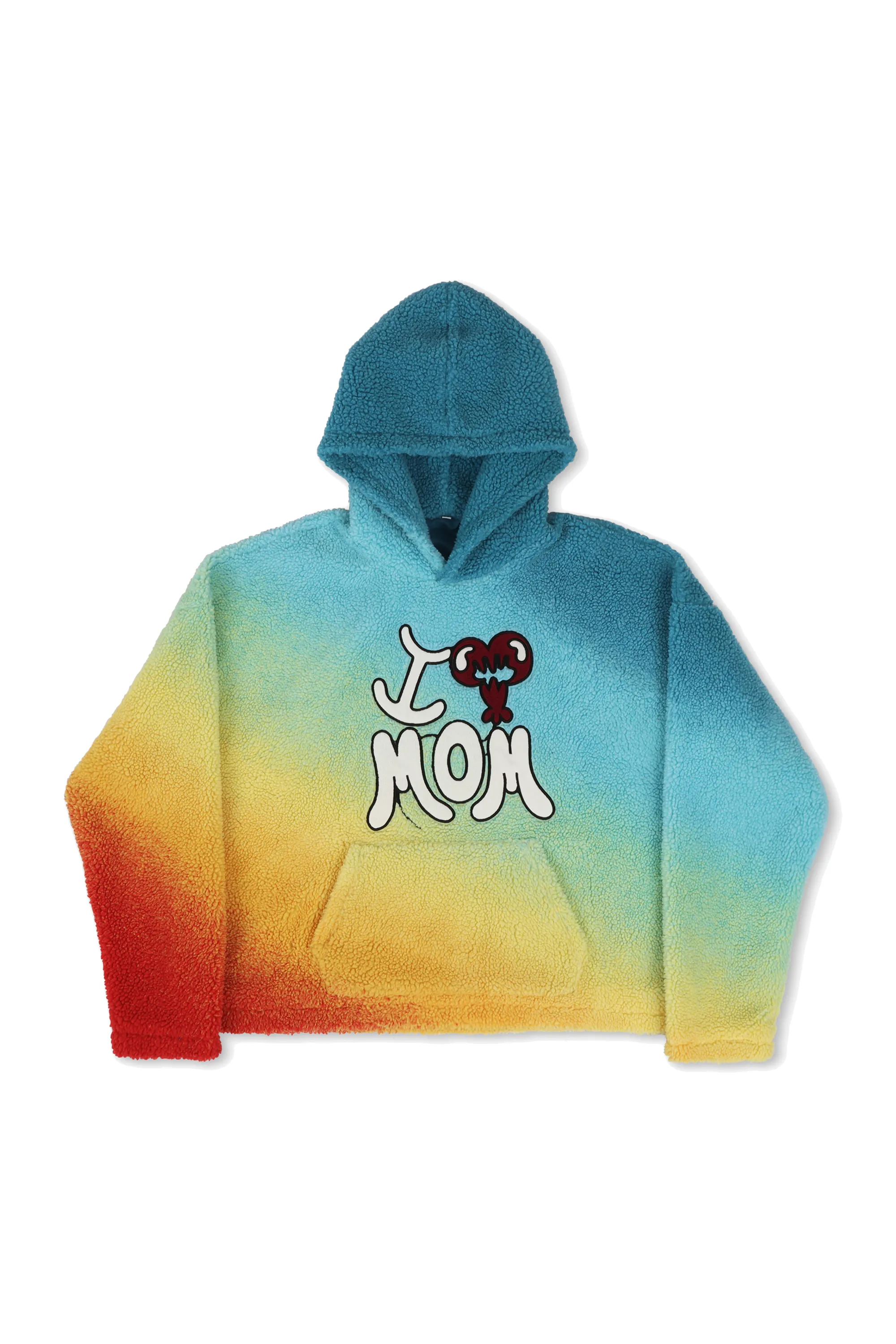 I LOVE MOM SHERPA HOODIE sold by WNTD APPAREL