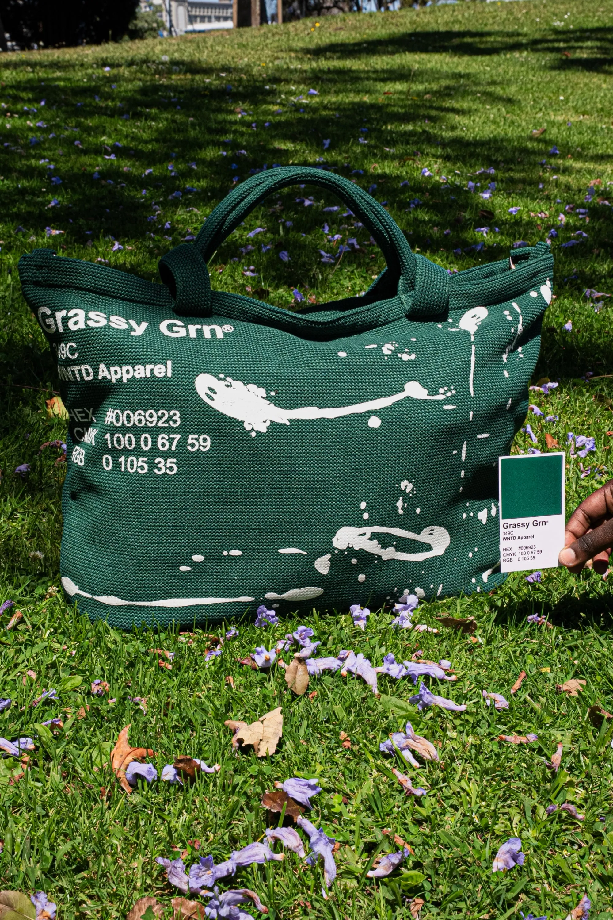 GHOST PAINT TOTE BAG sold by WNTD APPAREL product image thumbnail 3