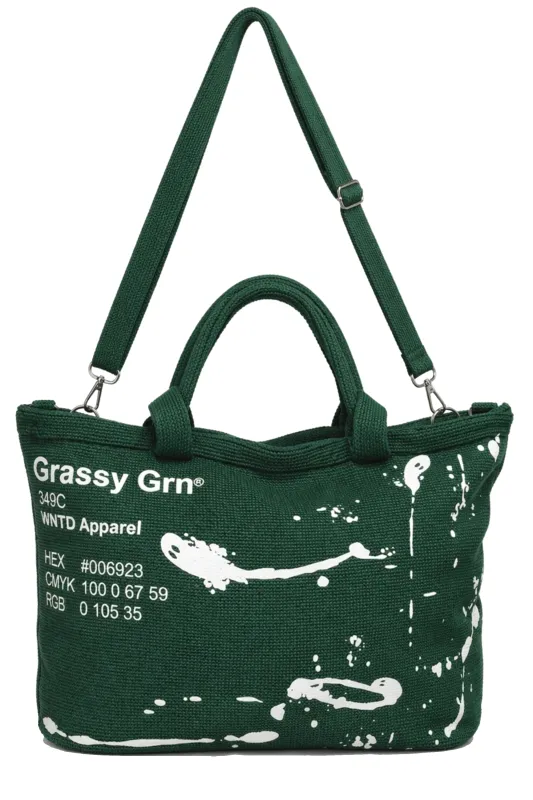 GHOST PAINT TOTE BAG made by WNTD APPAREL