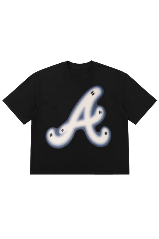GHOST LETTER TEE made by WNTD APPAREL