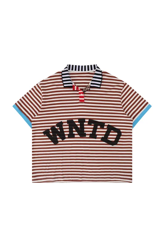 WNTD STRIPPED POLO made by WNTD APPAREL
