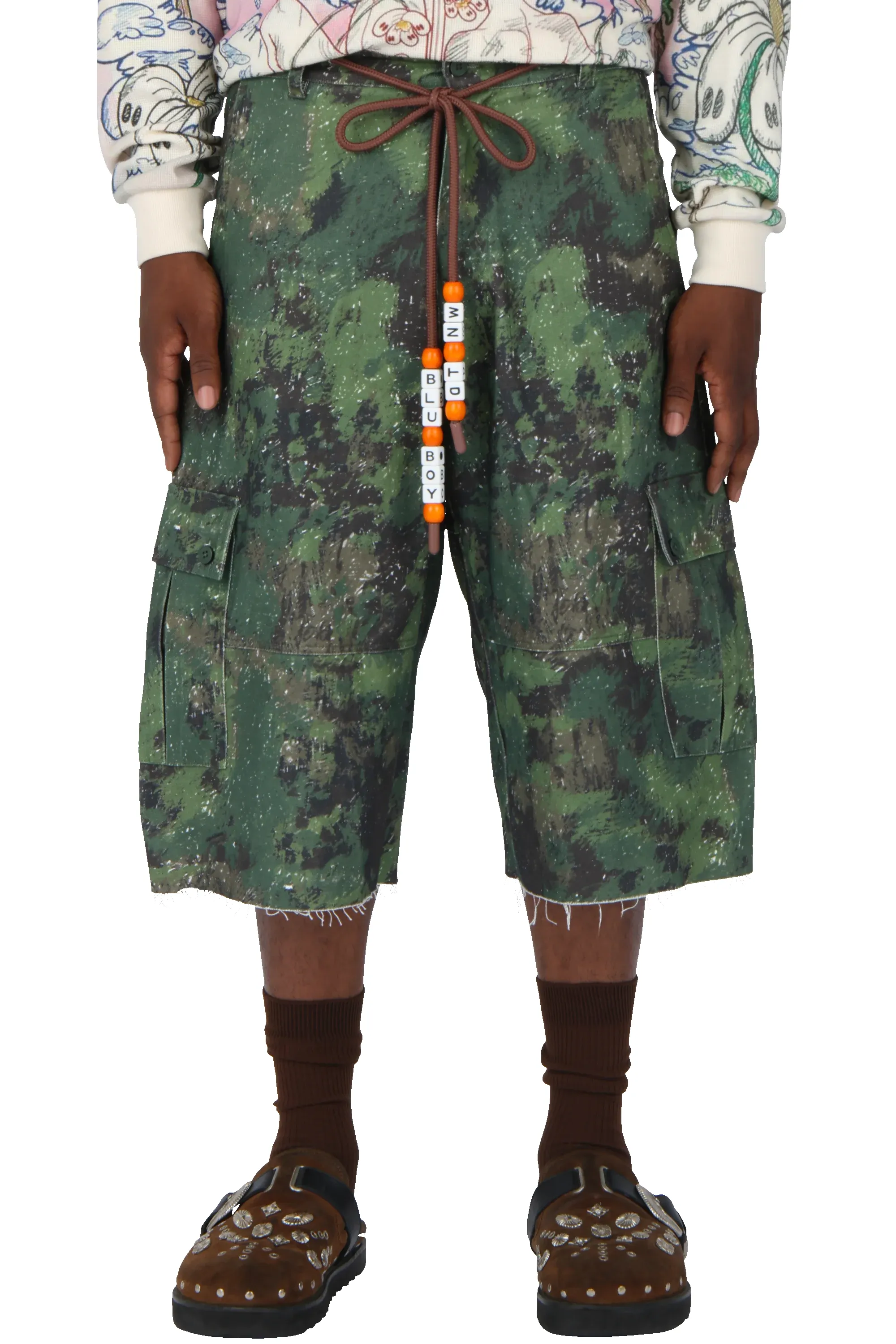CHARM ROPE CARGO SHORTS sold by WNTD APPAREL product image thumbnail 3