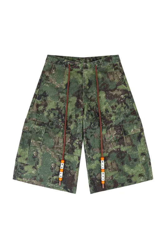 CHARM ROPE CARGO SHORTS made by WNTD APPAREL