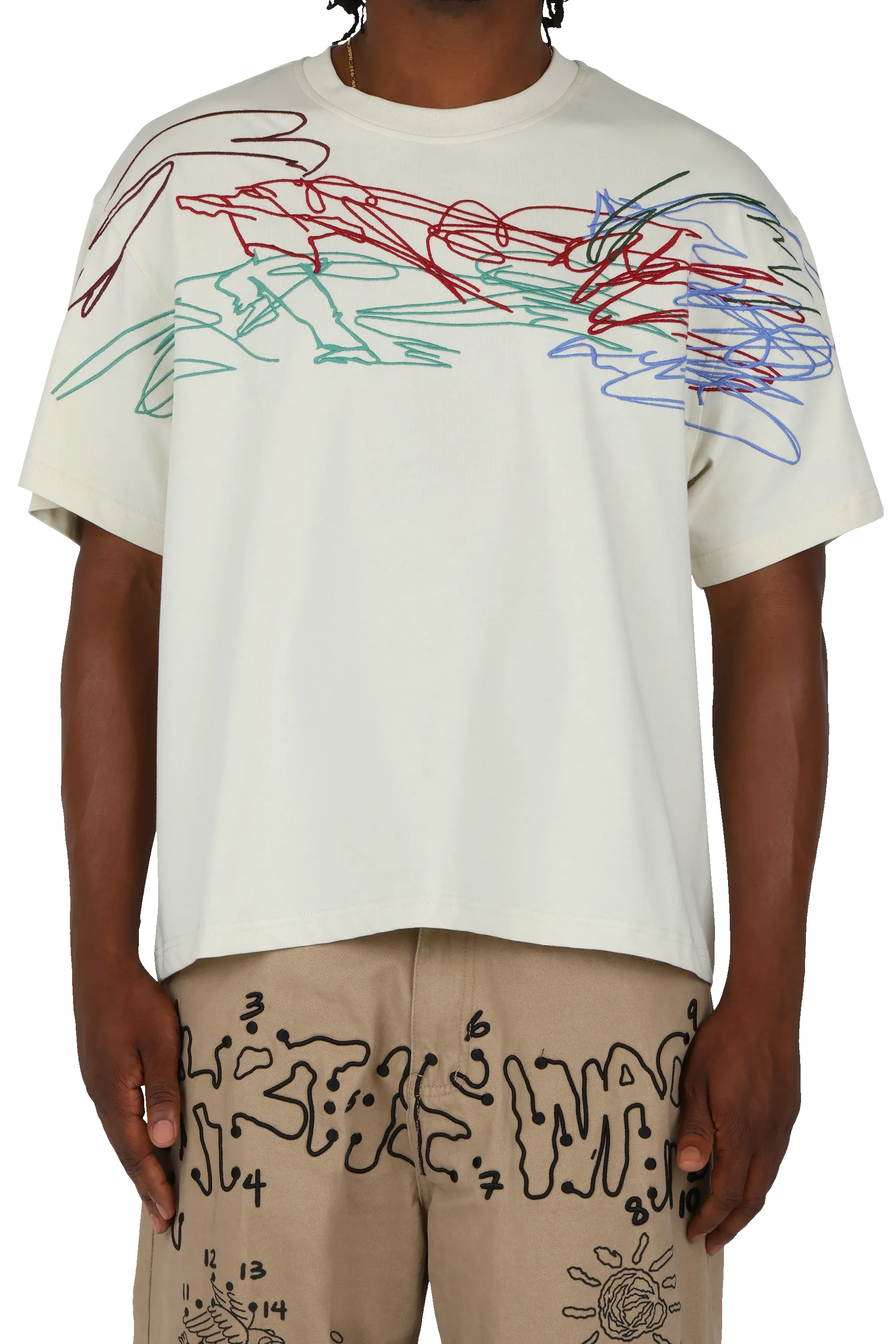 SCRIBBLE TEE sold by WNTD APPAREL product image thumbnail 4