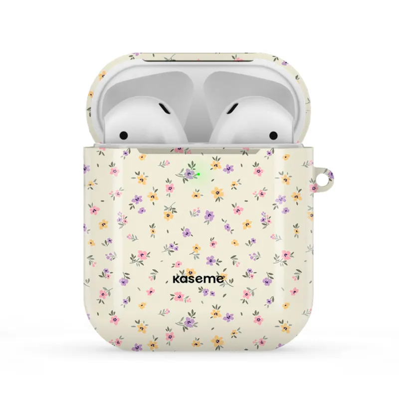 Porcelain Blossom Airpods case sold by KaseMe