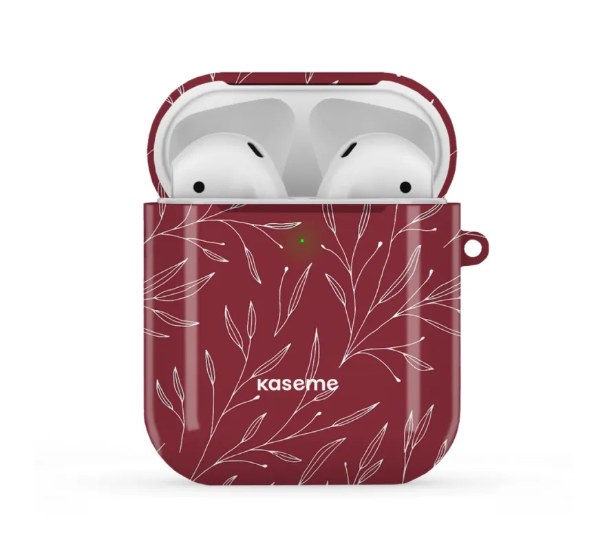 Hibiscus Red AirPods Case sold by KaseMe